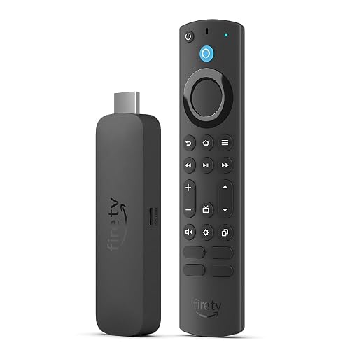 Certified and Refurbished Amazon Fire TV Stick 4K Max, Supports Wi-Fi 6E Streaming Ambient TV