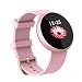 Produktbild IW.HLMF Damen Smart Watch, Leichte Smart Watch für Frauen, Fitness Sleep Monitor wasserdichte Anruferinnerung mit Text GPS Auto Wake Screen Smartwatches für iPhone Android