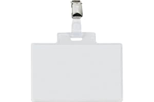 MEMOTAK SEI ROTA Portanome Pass 4E con Clip in Metallo, 11 x 7 cm, 10 pezzi