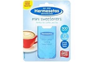 Hermesetas Mini Sweetener Tablets (Pack of 6, Total 1800)