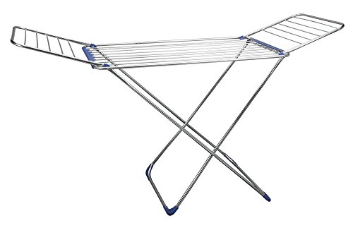 Metaltex Gomera - Flügelwäscheständer, Edelstahl, 18 m