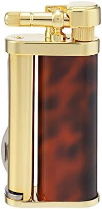 Tsubota Pearl Eddie Japanese Premium Pipe Tool Lighter Brass Gold Brown Marble