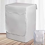 Su diseño es abrir la cubierta desde frente y no se necesita quitar la cubierta. Sólo la levanta y puede utilizar la lavadora. Es conveniente lavar la ropa y proteger la máquina.