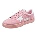 Produktbild Vovotrade Damen Platform Sneaker Frauen Lace-Up Brief Stern Sport Running Sneaker Walking Flat Freizeitschuhe