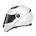 Produktbild LS2 FF370 EASY KLAPPHELM FLIP UP HELM MOTORRADHELM SCHWARZ UND WEISS TITAN F370