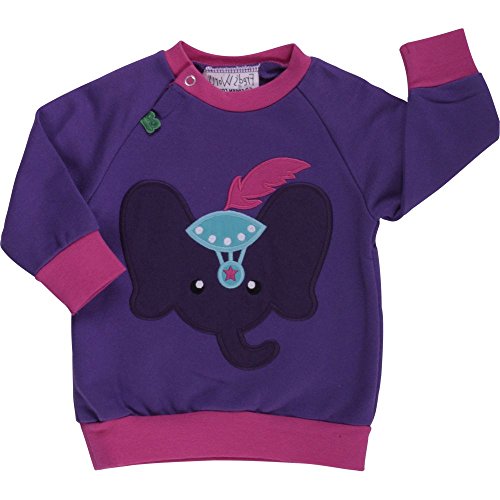 Fred's World by Green Cotton Baby Girls Sweat fashion T Sweatshirt, Purple (purple 019354201), 98