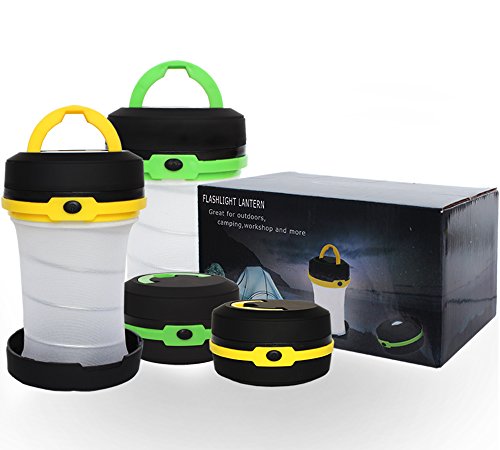 4er Camping Laterne, LT Nichalo 30LM Tragbare Notfall Wasserdicht Camping Licht Taschenlampe