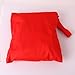 Waterproof Zipper Bag Washable Reusable Baby Cloth Diaper Bag (Red)