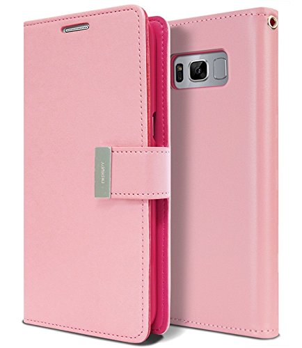 Preisvergleich Produktbild Handytasche Samsung Galaxy S9 Rosa Handyhülle Pocketcase Bookletcase