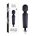 Produktbild Love Magic I Wand Mini 18 Geschwindigkeiten Schwarz Das Ultimative Therapeutisches Körpermassagegerät