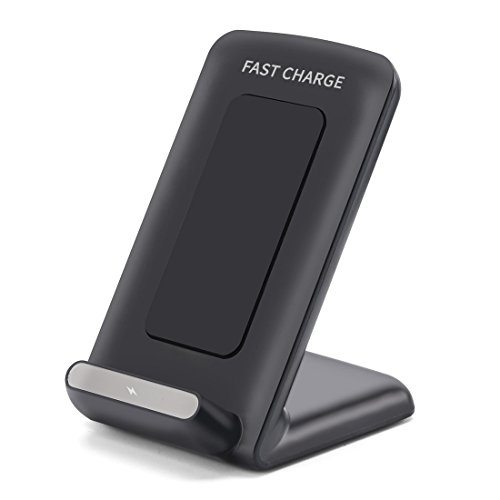 0 W Schnelle WLAN Ladegerät, Itorrent Qi Charging Stand A18 C nur geeignet für Samsung S7 S7 Edge S6 Edge Plus Note5 in Portrait Modus, nicht geeignet für andere Qi-Handys (Schnelle Power Adapter nicht im Lieferumfang enthalten)