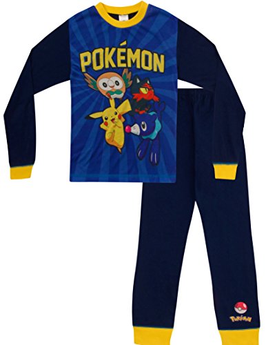 ThePyjamaFactory Pokemon Pikachu Pyjamas 7 to 12 Years Computer Game PJ Pokemon Go W17