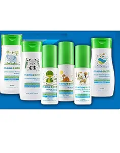 Mamaearth Complete Baby Care Kit Combo (White)