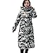 Produktbild Daunenjacken für Damen, Subfamily Steppjacke Winter Warm Outwear Frauen Oberbekleidung Pelz Mit Kapuze Camouflage Mantel Lange Reißverschluss Jacken Taschen Mäntel Tarnung Baumwolljacke Jacke
