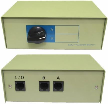 2 Way Manual RJ45 Ethernet Switch Box