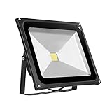 【120 ° breiterer Winkelstrahl】Unser LED-Scheinwerfer bietet super helles, schattenfreies und breites Strahlverteilungslicht für allgemeines Außenstrahler. Leistung: 220V.