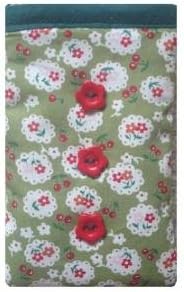 Green Cherry Blossom Print Apple iPhone SE Sock / Case / Cover