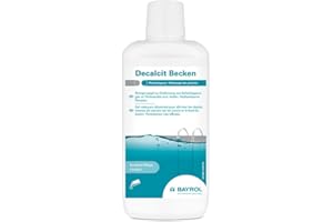 BAYROL Decalcit Becken 1 L Reinigungsgel zur Entfernung von Kalkablagerungen an Poolwänden und -böden - Hochwirksame Rezeptur - Löst hartnäckige Schmutz-, Kalk- und Metallablagerungen