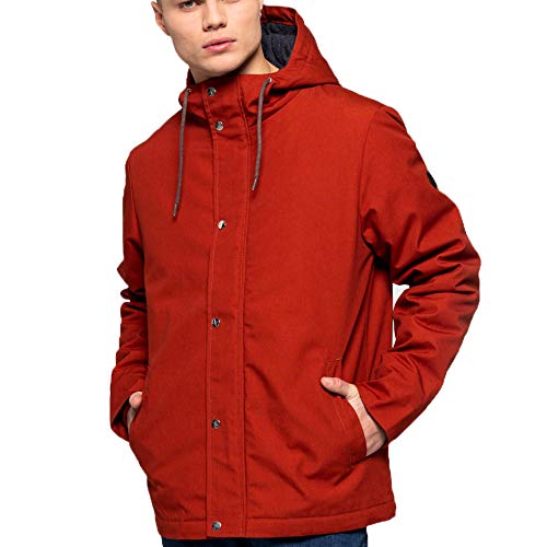 R-EVOLUTION Revolution Heavy - Giacca da Uomo Rosso S