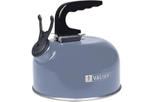 VALIANT FUN Valiant 1L Portable Camping Whistling Kettle - Blue