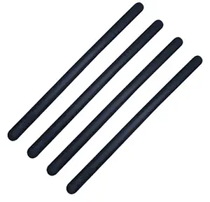 SARTE Universal Car Edge Door Guard Scratch Protector Silicone Rubber Bumper Protector Guard Anti-Scratch Bumper Protector Anti-Collision Patch Bumper Guard Strip for All Cars (4pcs-Black)