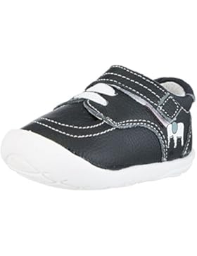 Rose & Chocolat Baby Jungen Sneakers Black Krabbel-& Hausschuhe, Schwarz (Sneakers Black), 19 EU