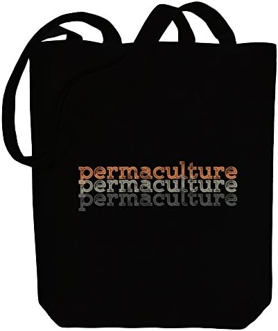 Idakoos Permaculture repeat retro - Hobbies - Canvas Tote Bag