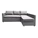 Produktbild Furniture 247 3-Sitzer L-förmige Schlafcouch