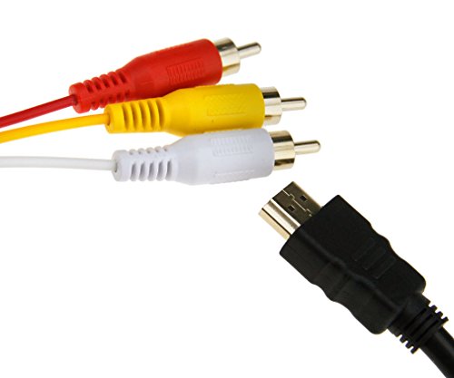 HDMI auf 3 RCA AV Audio Video Cinch Kabel 1,5m HDTV 1080P Signalübertragung - 2