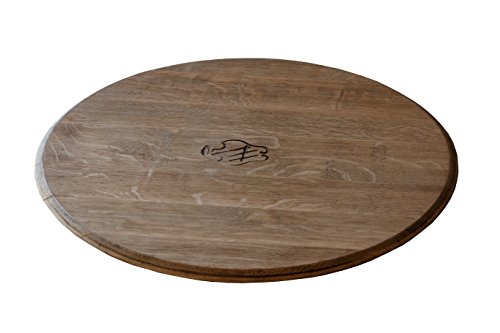 Le Porte del Chianti Rundes Schneidbrett, aus dem Boden eines Weinfasses,doppelseitig - 2