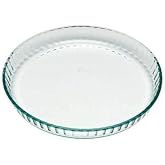 PYREX&reg; Flat Cake Mould Oven Iconic'S de Boro 27.5x27.5x3.5cm | Transparent, Boro, round shape, glossy finish, 27.7x27.7x3.5cm