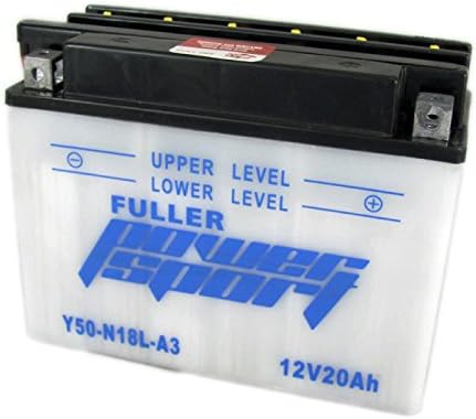 Fuller Y50-N18L-A3 12V 20.0Ah Powersport Battery (SOLD DRY - WITHOUT ACID)