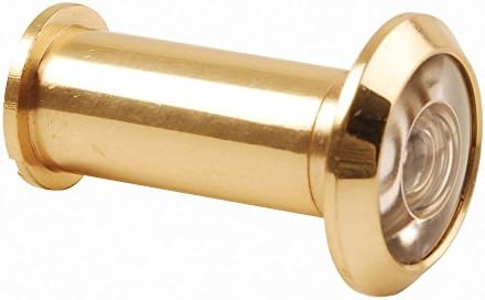 Brass Adjustable Security Spyhole Door Viewer 160° Wide Angle