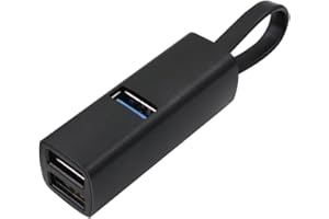 RIIEYOCA Hub USB A na USB 3.0, 3-portowy przedłużacz USB 3.0, koncentrator USB 2.0, mini aluminiowy przenośny 3-portowy rozgałęźnik, koncentrator USB do samochodów, telefonów komórkowych, notebooków,