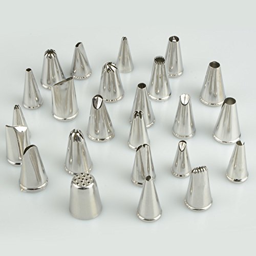 Youpin Spritztüllen für Torten- und Zuckerguss, Kuchendekoration, 24 Stück - 2
