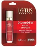 Lotus Herbals Divine Dew Herbal Sindoor – Frei Von Quecksilber & Blei, 8 G, Mit Schwamm-Applikator