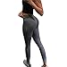 Produktbild Sport Leggings Damen,Dasongff Damen High Waist Yoga Leggings Strumpfhose Fitness Laufhose Gym Stretch Schlanke Sporthose Yoga Pants Trainingshose (S, Dunkelgrau)