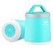 Produktbild wowtou Tragbarer Camping Laterne mit kabelloser Bluetooth Lautsprecher, Eingebaute 3 W LED Lichter/5 W Lautsprecher/Selfie Button/Freisprecheinrichtung, IPX4 (HIMMELBLAU)