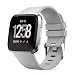Produktbild Xinxinyu Uhrenarmband, { Weiches Silikon Uhrenarmbänder } { Ersatz Band-Armband } { Sport Klassisch Band Gurt }Für Fitbit Versa Smartwatch 5.12"-7.68" (Grau)
