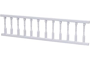 Toddmomy Balaustra per Case delle Bambole: Accessori Giocattolo in Miniatura per Case delle Bambole(Bianco)