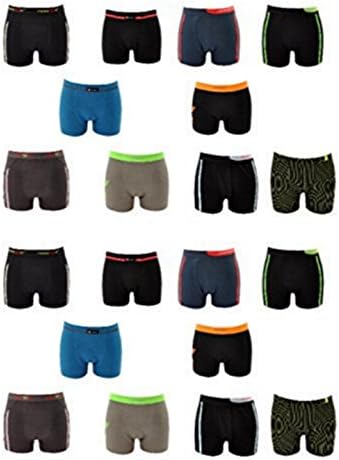 Powerd by Tippmann 20 Pack Mens Retro Boxer Shorts Mixed - - Large