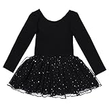 Langarm, Rundhals, Chiffon Rock mit Rüschen an der Taille.