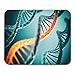 Produktbild AOCCK Gaming Mauspads, Gaming Mouse Pad Green Biology 3D Rendering of Biochemistry with DNA Molecule Red Molecular Acid 11.8"x 9.8" Decor Office Nonslip Rubber Backing Mousepad Mouse Mat