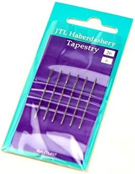 JTL HaberdasheryCross Stitch Tapestry Blunt End Needles Size 26 (6pk)