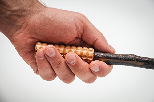 Massage Haken Massagestab zur Selbstmassage für Rücken, Schulter, Nacken, Haken aus Holz, Behandlung Triggerpunkt und Faszien Hilfsmittel gegen Verspannungen und Nacken Schmerzen - 5