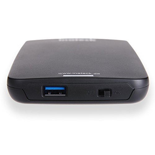Inateck 2,5-Zoll USB 3.0 Festplatte Externes Gehäuse Case für 9.5mm 7mm 2.5″ SATA HDD und SSD mit USB 3.0 Kabel, werkzuglose Installation von HDD - 2