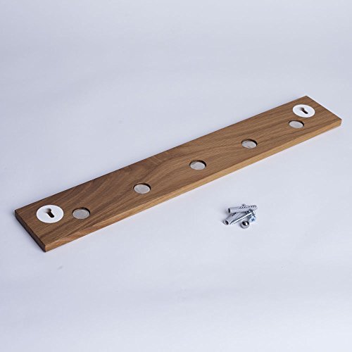 Magnet Schlüsselbrett Holz Schlüsselkasten Schlüsselhalter magnetisch Eiche 45cm - 4