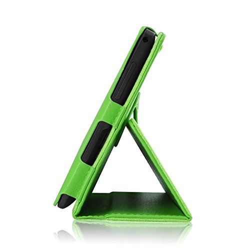 Infiland Folio Hülle Case Schutzhülle Tasche für 7 “7 Zoll Google Android Tablet-PC inklusive ALLDAYMALL A88S / A88X 17,8 cm (7 Zoll) Tablet-PC, rotor® 17,8 cm (7 Zoll) Android Tablet PC, JEJA 7 Zoll Android Google Tablet PC, Dragon Touch Y88X 7 Zoll Tablet PC, Trimeo 7 Zoll Tablet PC, Arespark Ultrathin 7 Zoll Tablet PC, PHROG7 Tablet PC (7 Zoll), Rixow Ultrathin 7 inch Tablet PC( Überprüfen Sie bitte die Details der kompatibelen Tablet-Modell-Liste in Produktbeschreibung)(Grün) - 9
