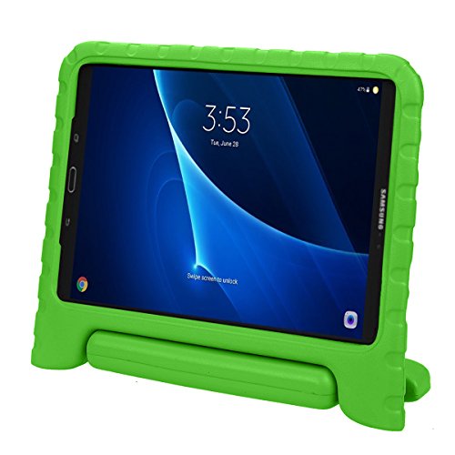 BELLESTYLE Samsung Galaxy Tab A 10.1 Zoll EVA Stoßfeste Schutzhülle Tragbar für Kinder mit Ständer Schutzhülle Standfunktion für Samsung Tab A 10.1 (SM-T580 / SM-T585) Tablet 2016 Veröffentlichung, Grün - 4