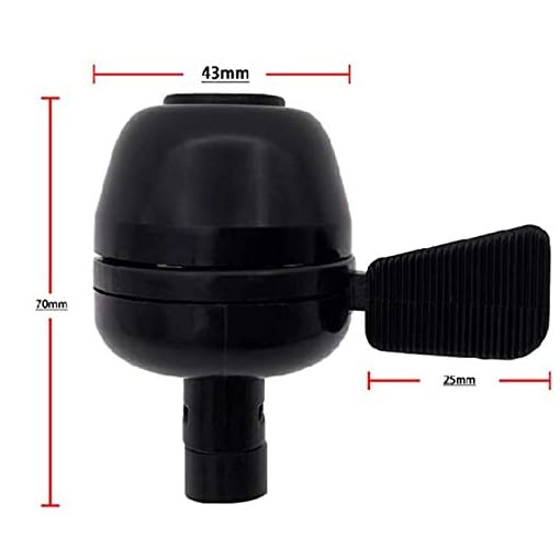 Fastped Mini Bell Adjustable Bicycle Accessories, Black (Black) - Image 3